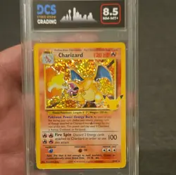 Pokemon TCG celebrations Charizard Holo #4/102 English DCS 8.5 Graded - Image 1
