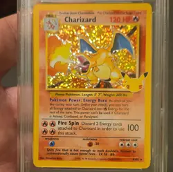 Pokemon TCG celebrations Charizard Holo #4/102 English DCS 8.5 Graded - Image 3