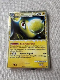 Pokemon TCG 2010 HeartGold & SoulSilver Lanturn Prime Holo Ultra Rare - Image 1