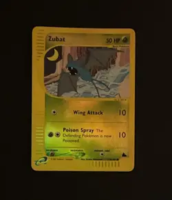 Zubat Pokemon 2003 Skyridge 118/144 E-Reader Reverse Holo - Image 1