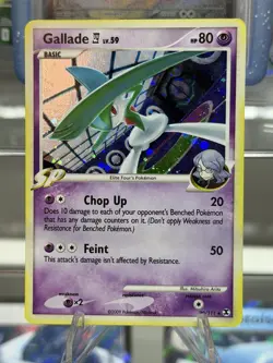 Pokemon Gallade LV.59 20/111 Holo Rare Rising Rivals NM Swirl - Image 1