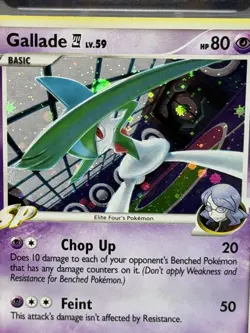 Pokemon Gallade LV.59 20/111 Holo Rare Rising Rivals NM Swirl - Image 2