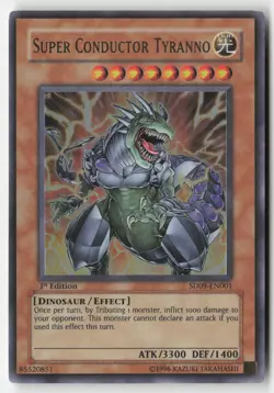 Yugioh - Super Conductor Tyranno SD09-EN001 1st Edition - Ultra Rare - Image 1