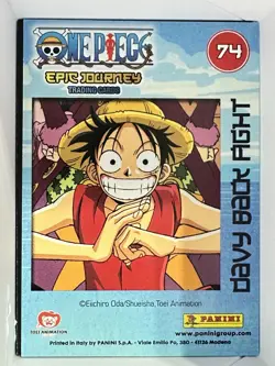Panini One Piece Epic Journey Card #074 Luffy & Foxy Pirates GOLD PARALLEL - Image 2