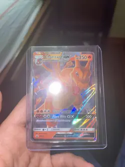 Charizard GX SM211 Hidden Fates Full Art Holo Pokemon Card Black Star - Image 1