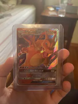 Charizard GX SM211 Hidden Fates Full Art Holo Pokemon Card Black Star - Image 3
