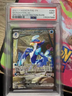 Pokemon TCG Quaquaval EX Paldea Evolved Special Illustration Rare Card 260/193 - Image 1