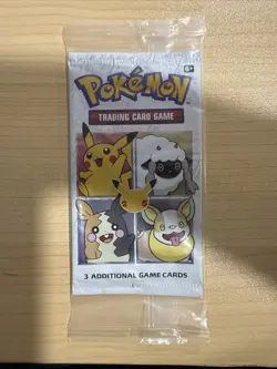1 x 2021 Pokemon 25th Anniversary General Mills Promo Pack 3 Cards - Sealed - Image 1