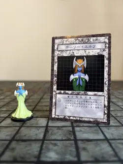 Yugioh Dungeon Dice Monsters DDM Mystic Elf W/ Original Card - Image 1