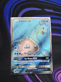 Pokemon TCG Lapras GX Full Art Ultra Rare Holo Card Near Mint Condition 139/149 - Image 1
