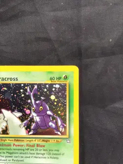 Pokemon Cards: Neo Genesis 1st Edition Rare Holo: Heracross 6/111 - Image 4