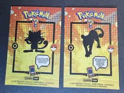 MEOWTH X PERSIAN LOT - POKEMON KANTO CARDS TOP POKEDEX CCG FOIL - Image 2