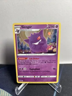 Gengar SWSH052 Sword & Shield Black Star Promo Card Holo Champions Path - Image 1