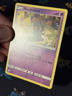 Pokemon Cards Marshadow 103/236 Non Holo Rare Cosmic Eclipse - (NM) - Image 3