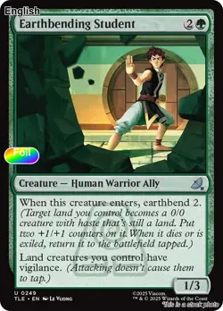 Earthbending Student EN [TLE - 249] - NM [Foil] TCG MTG - Image 1