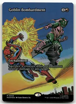 Goblin Bombardment (Borderless) #23 (Foil) NM Marvel Universe Eternal-Legal - Image 1