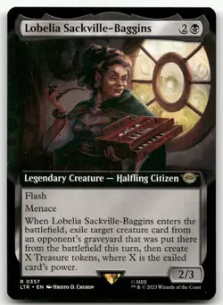 Lobelia Sackville-Baggins (Extended Art) #357 NM Lord of the Rings LTR Magic MTG - Image 1