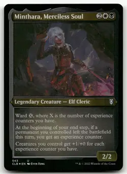 Minthara, Merciless Soul (Foil Etched) #543 (NM) Baldur's Gate CLB Magic MTG - Image 1