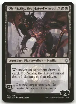 Ob Nixilis, the Hate-Twisted #100 (NM) War of the Spark WAR Magic MTG - Image 1