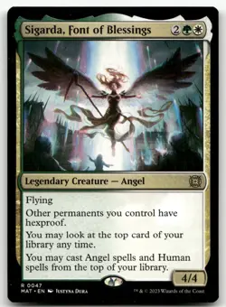 Sigarda, Font of Blessings #47 (NM) March of the Machine MAT Magic MTG - Image 1