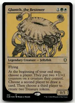 Gluntch, the Bestower (Showcase) #422 (Foil) (NM) Baldur's Gate CLB Magic MTG - Image 1
