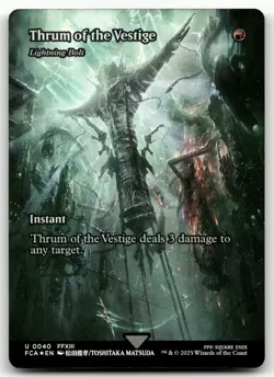 Thrum of the Vestige - Lightning Bolt (Showcase) #40 (Foil) NM Final Fantasy - Image 1
