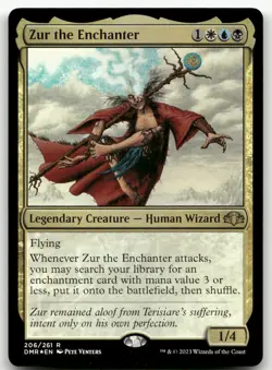 Zur the Enchanter #206 (Foil) (NM) Dominaria Remastered DMR Magic MTG - Image 1