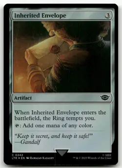 Inherited Envelope #242 (Foil) (NM) Lord of the Rings LTR Magic MTG - Image 1