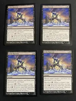 MtG X4 Grim Harvest Coldsnap Magic the Gathering - Image 1