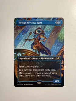 Vnwxt, Verbose Host (Borderless) 356 MTG Aetherdrift - Image 1