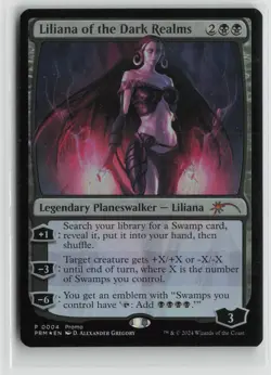 Liliana of the Dark Realms LP Foil 4 Promo MTG - Image 1