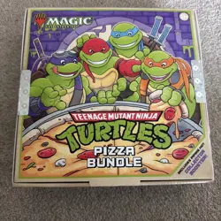 MTG Pizza Bundle Teenage Mutant Ninja Turtles TMT New Sealed Magic the Gathering - Image 1