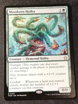 Mossborn Hydra - FDN - MTG - EN - NM - 0107 - Image 1
