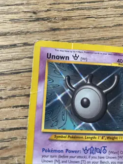 Pokemon Unown Figure Neo Destiny, Regular Card 29/105 - Image 4