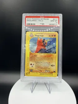 🌀 Magcargo H17/H32 SWIRL HOLO 🌀 RARE Skyridge Pokemon Card PSA 10 POP 99 - Image 3