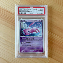 PSA 10 Gem Mint Mew DPBP#182 182 Shining Darkness Holo 2007 Japanese Card - Image 1