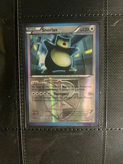 Pokemon Trading Card Snorlax 101/135 Team Plasma Storm Reverse Holo Card 2012 LP - Image 1