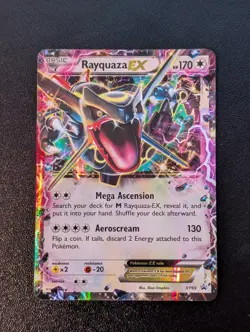 Rayquaza EX (Shiny) XY69 Holo Promo XY Promo Pokemon LP - Image 1