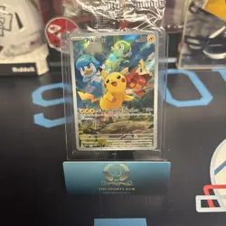 The Pokemon Company Pikachu 027 SV Promo Holo Promo English Basic 2023 SEALED - Image 2