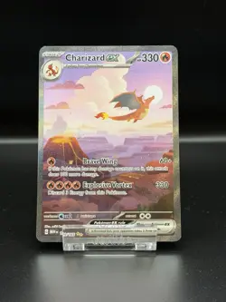 Pokemon SV Scarlet & Violet 151 Charizard EX Card 199/165 Sir - Image 1