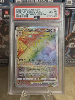 Hisuian Typhlosion VSTAR 193/189 Rainbow Rare Astral Radiance Pokemon PSA 10 - Image 3