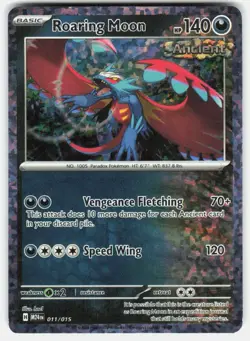 ROARING MOON 011/015 HOLO PROMO MCDONALD'S PROMOS 2024 POKEMON HOLO NM/M - Image 1