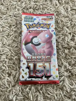 Pokemon Card 152 sv2a Factory Sealed Korean Booster Pack (Scarlet and Violet) - Image 1