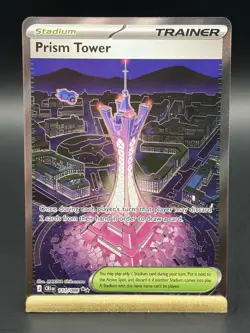 Pokemon Prism Tower 111/086 Ultra Rare ME04: Chaos Rising Pokemon Near Mint - Image 1