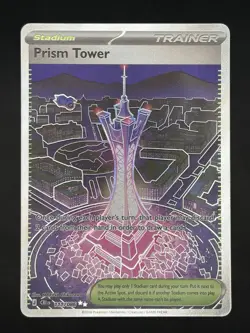 Pokemon Prism Tower 111/086 Ultra Rare ME04: Chaos Rising Pokemon Near Mint - Image 3