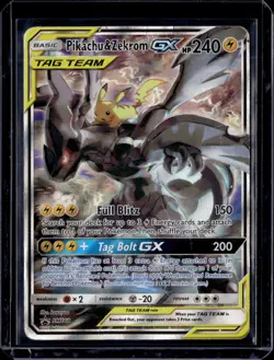 Pokemon SM Promos Pikachu & Zekrom GX SM168 - Image 1