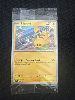 Pokemon TCG: 2024 Pikachu World Championship Pikachu 190 Promo (Factory Sealed) - Image 2