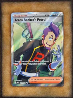 Pokemon Team Rocket's Petrel 226/182 Destined Rivals Full Art Ultra Rare Holo NM - Image 1