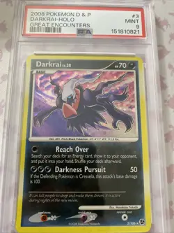2008 Pokemon Diamond & Pearl Great Encounters Darkrai Holo #3 - Image 1