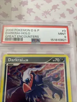 2008 Pokemon Diamond & Pearl Great Encounters Darkrai Holo #3 - Image 2